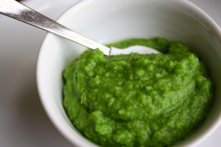 मटर की puree (Pea Puree) baby food in hindi